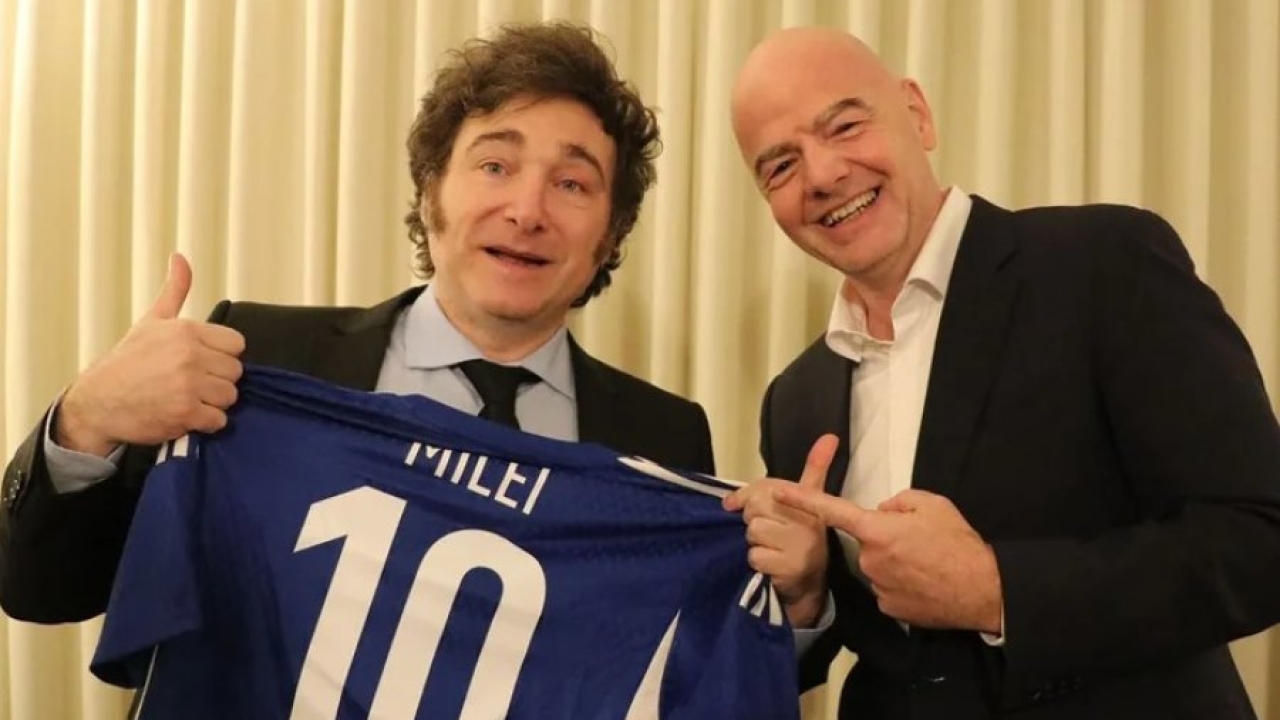 Javier Milei se reunió con Gianni Infantino